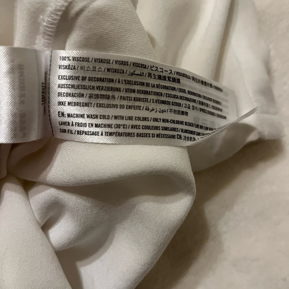 Abercrombie Women's White Button-Down Top Tie Front XS - Picture 15 of 15